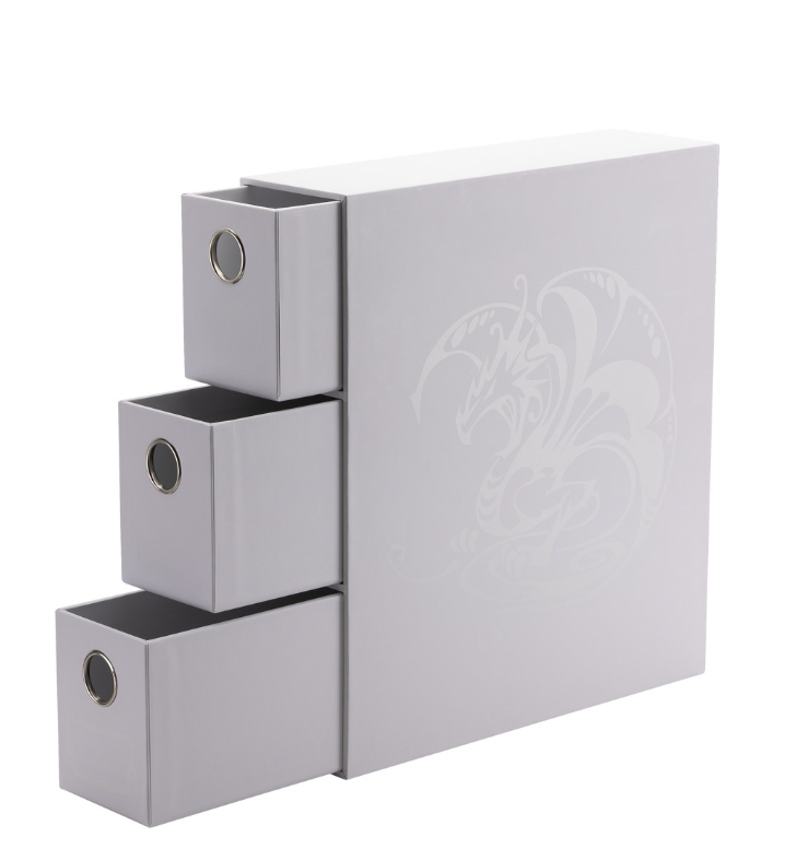 Dragon Shield Storage: Fortress Card Drawers - White