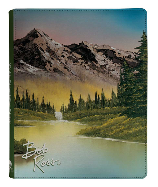 Ultra Pro Zippered PRO Binder 9-Pocket Bob Ross Collection Mountain Retreat