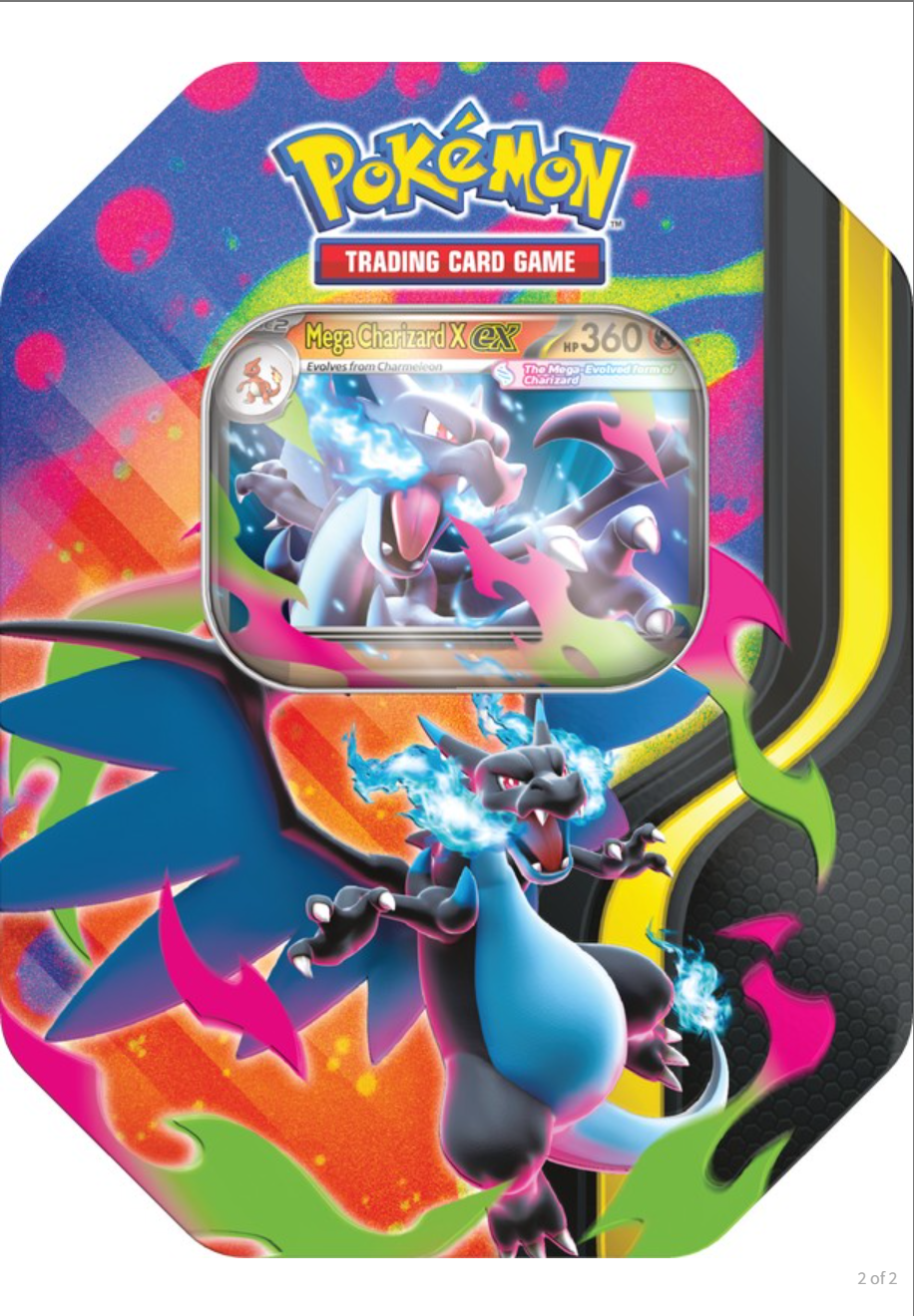 Pokemon TCG: Mega Charizard Tin