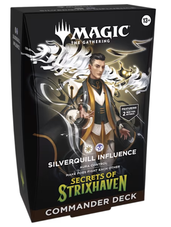 Magic The Gathering: Secrets of Strixhaven Commander Precon Silverquill Influence