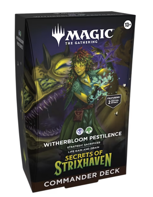 Magic The Gathering: Secrets of Strixhaven Commander Precon Witherbloom Pestilence