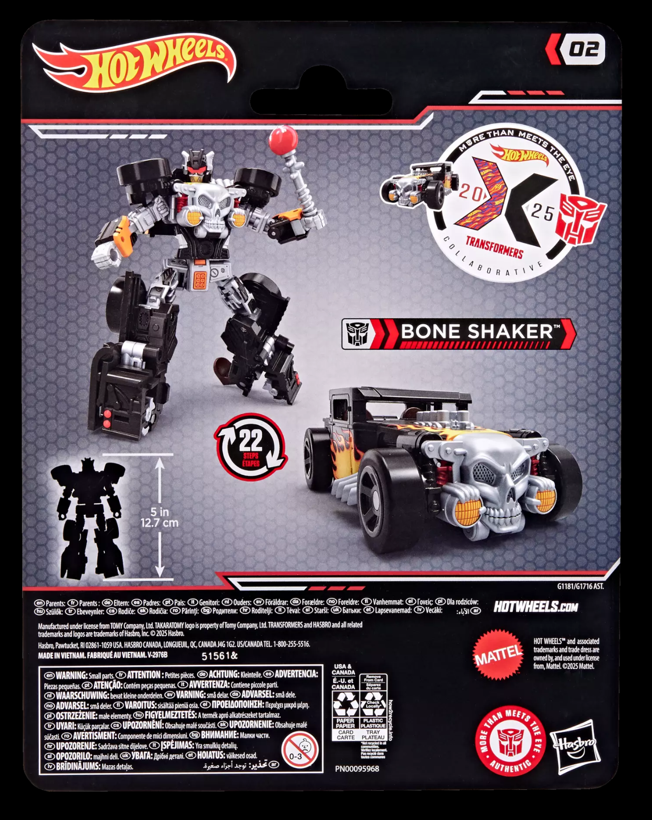 Transformers Collaborative Hot Wheels® x Transformers Bone Shaker™