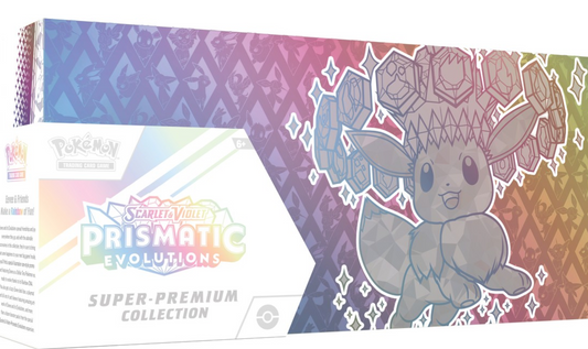 Pokemon Scarlet and Violet 8.5 Prismatic Evolutions Super-Premium Collection