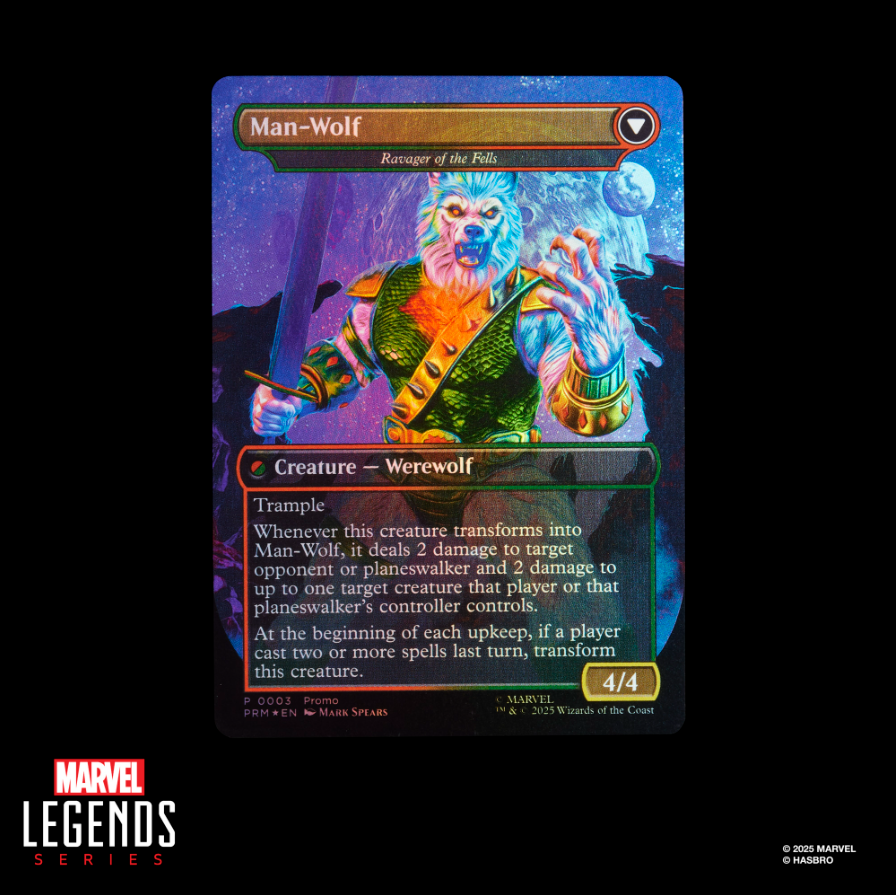 Marvel Legends Series: Marvel Spider-Man x Magic: The Gathering - Man-Wolf
