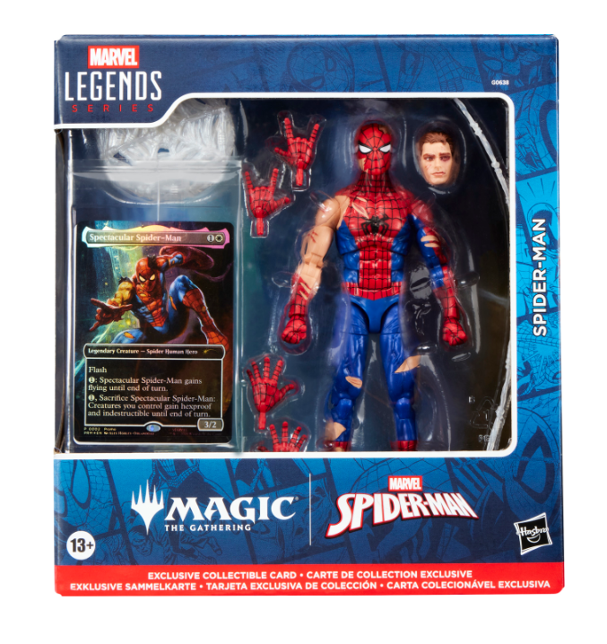 Marvel Legends Series Magic: The Gathering Battle-Damaged Spider-Man