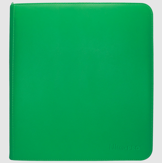 Ultra Pro PRO Binder: 12-Pocket Zippered (Green)