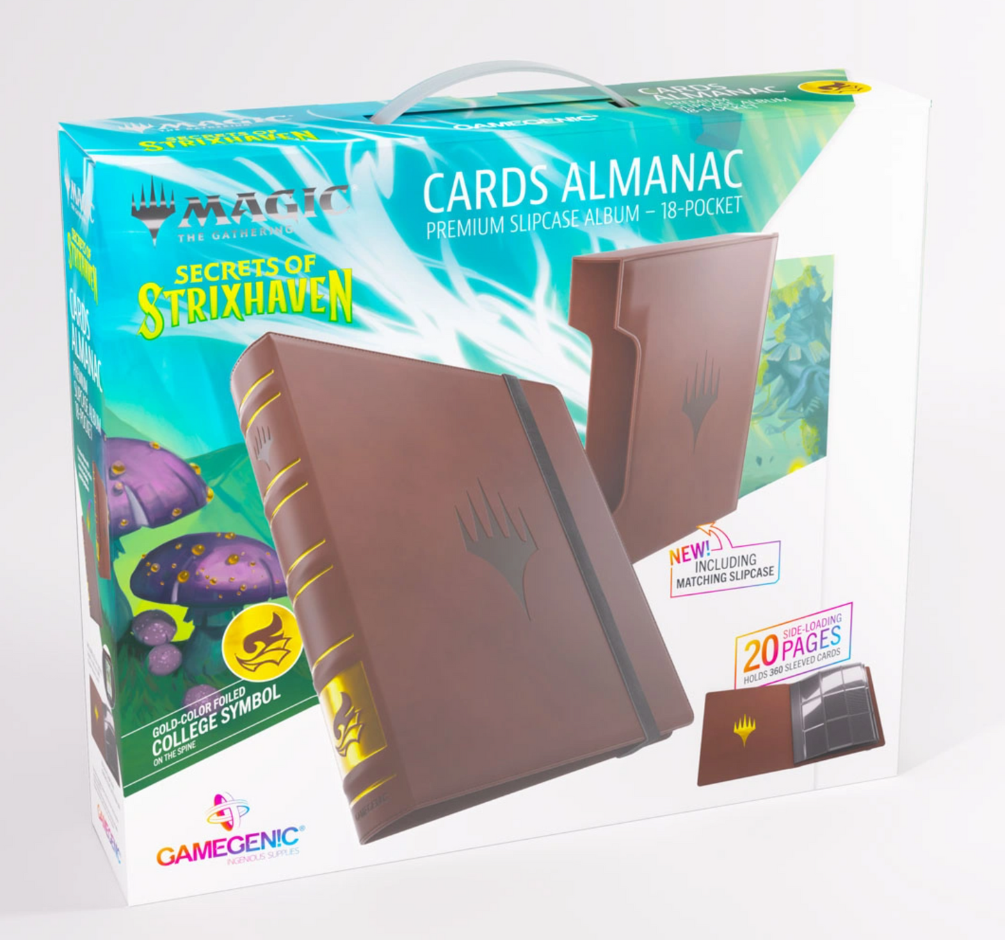 Gamegenic Cards Almanac: 18-Pocket Premium Slipcase Magic: The Gathering Secrets of Strixhaven - Prismari