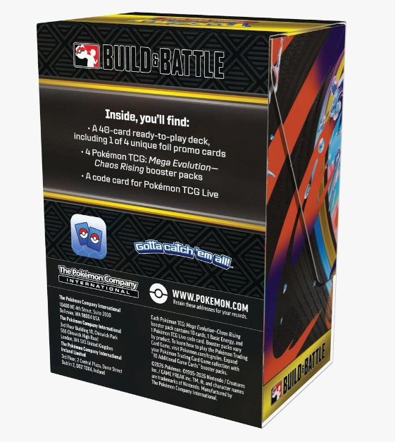 Pokemon TCG: Chaos Rising Build & Battle Box