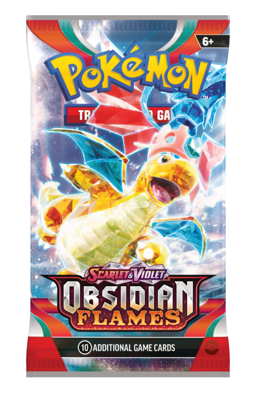 Pokemon 3 Pack Blister Obsidian Flames or Scarlet Violet