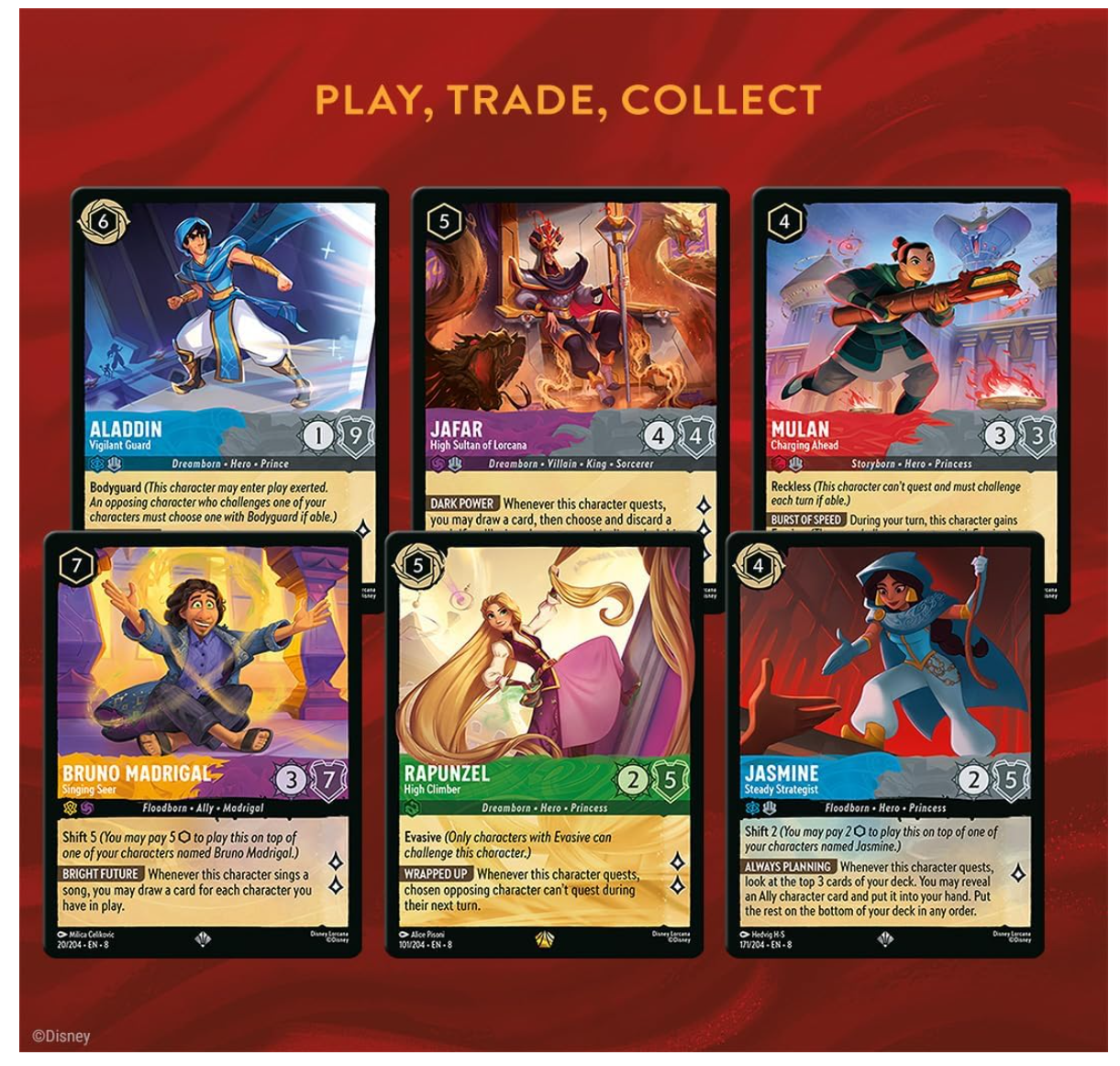 Disney Lorcana TCG: Illumineer’s Quest – Palace Heist | Cooperative Adventure Against Jafar