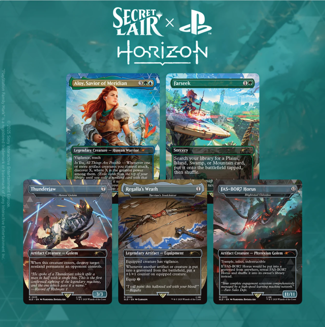 Magic the Gathering x Secret Lair: The PlayStation Superdrop