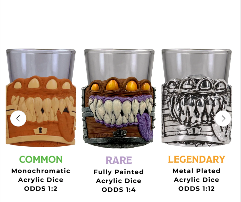Dungeons and Dragons: Mini Dice Cups (Blind Box)
