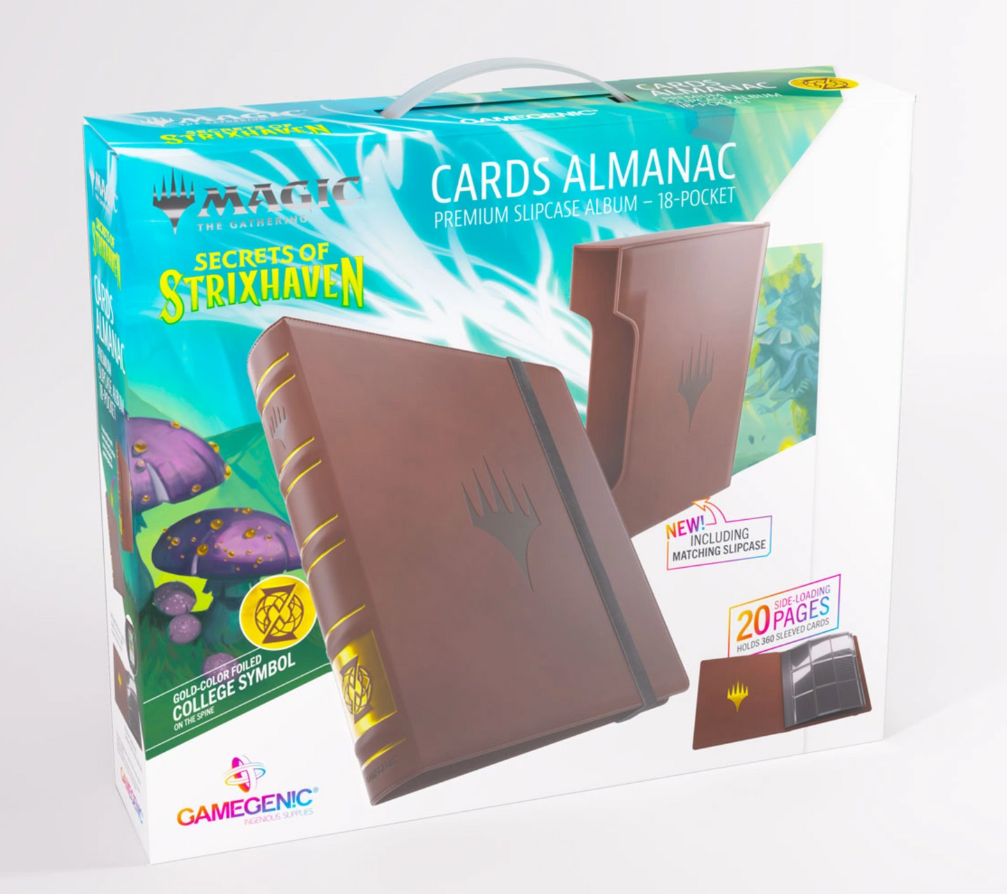 Gamegenic Cards Almanac: 18-Pocket Premium Slipcase Magic: The Gathering Secrets of Strixhaven - Quandrix