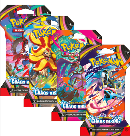 Pokemon TCG: Mega Evolutions ME4 - Chaos Rising Sleeved Booster