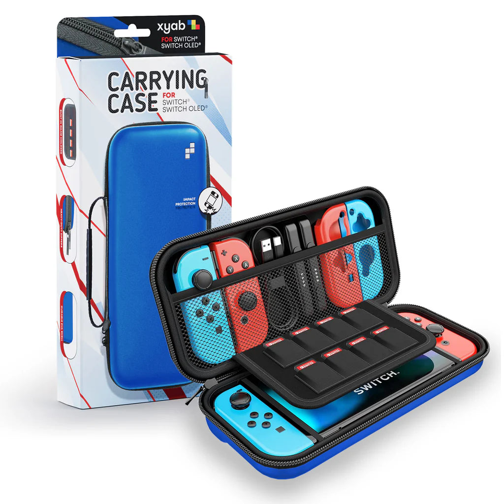 Blue Travel Hard Shell Carrying Case - Nintendo Switch