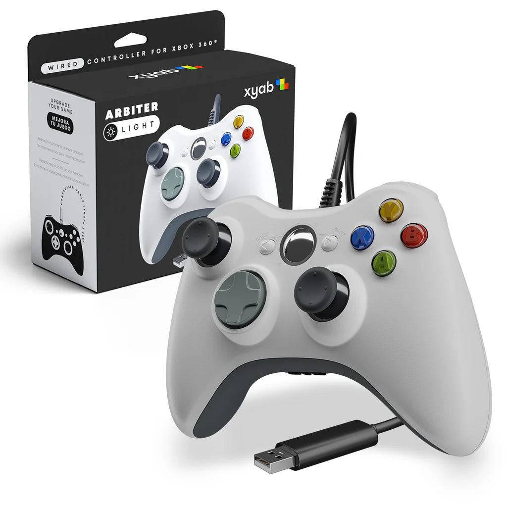 XYAB White ARBITER Wired Controller - Xbox 360