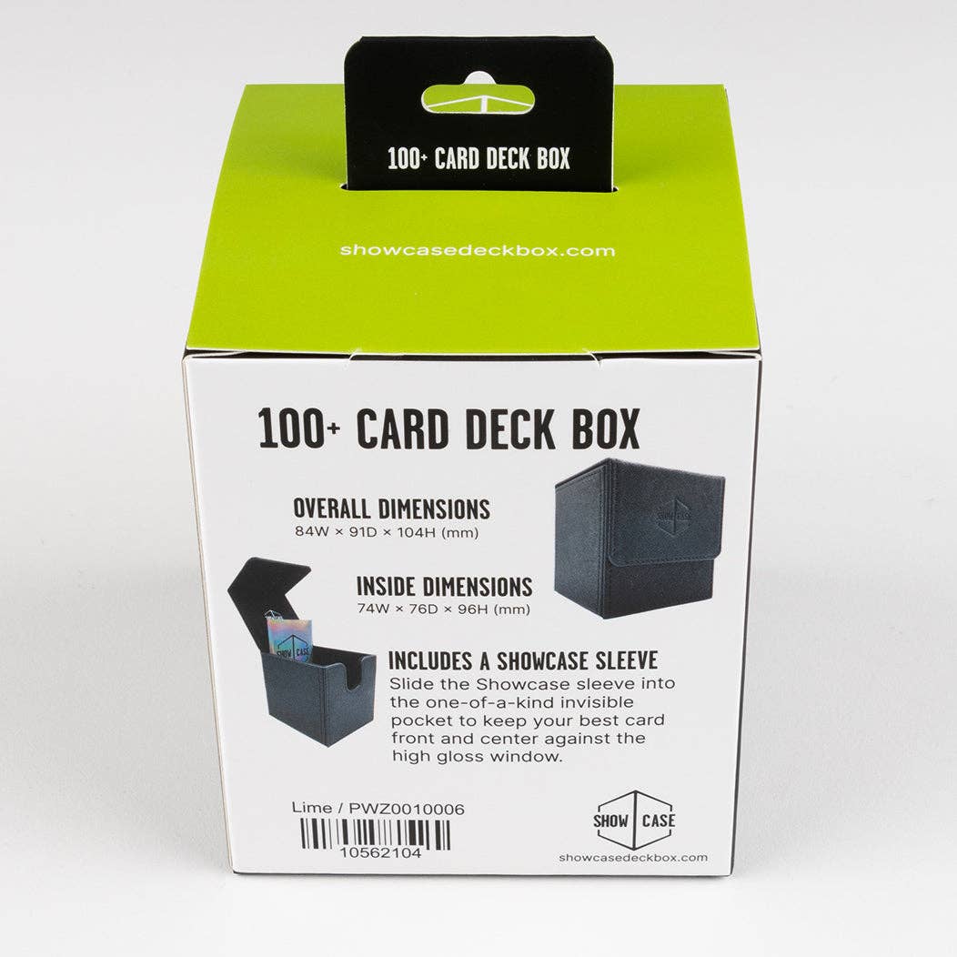 Showcase 100+ Deck Box - Lime
