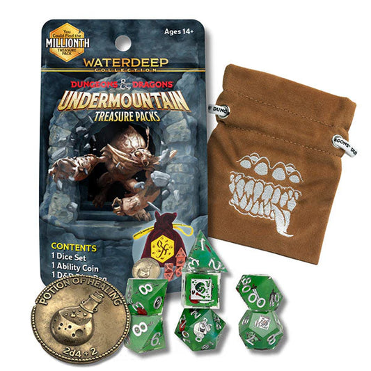 Sirius Dice D&D Undermountain Treasure PDQ - 1 Blind Bag