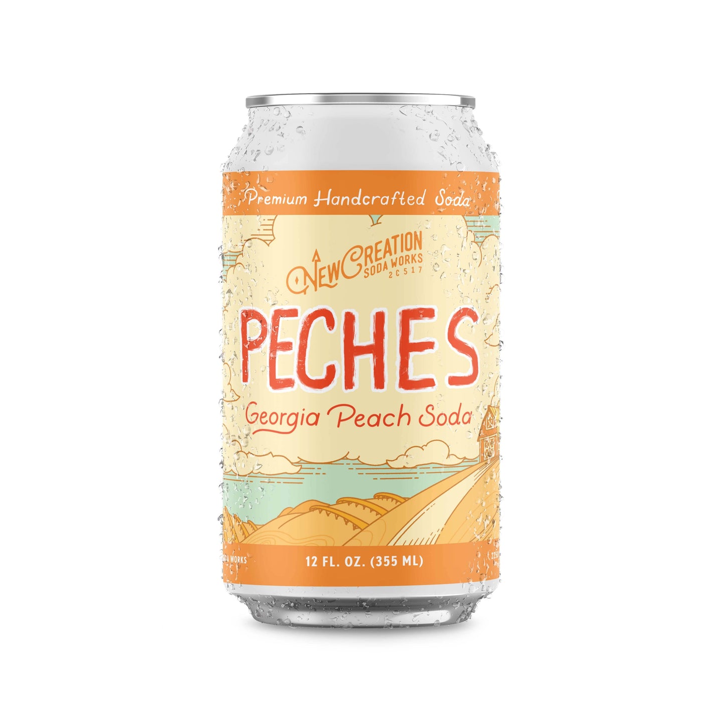 Peches Georgia Peach Soda (Case of 16)