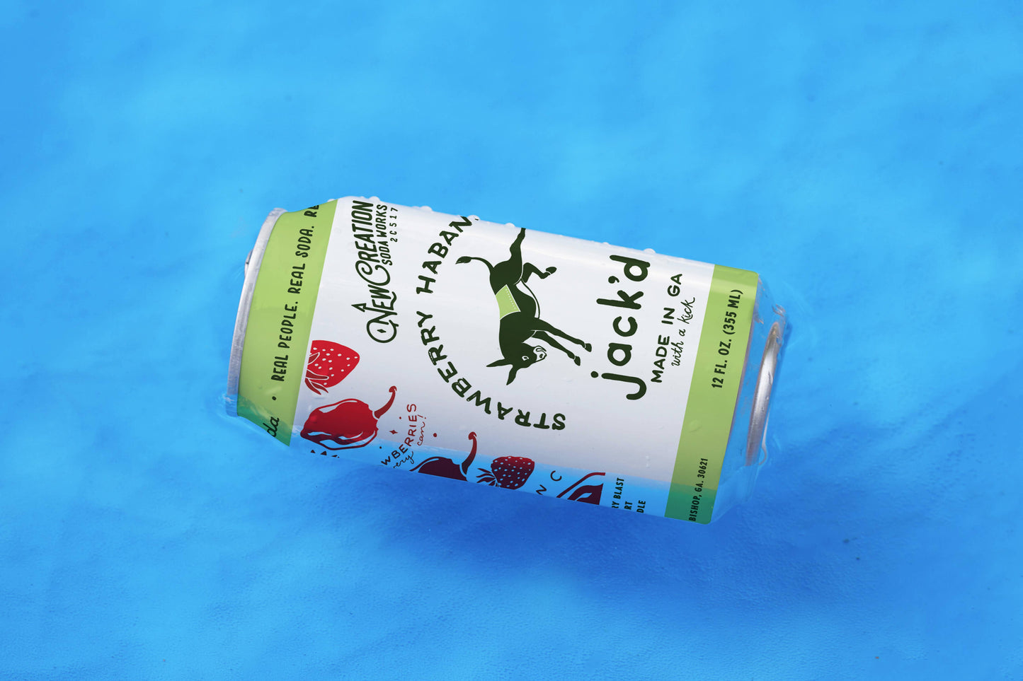 Jack'd Strawberry Habanero Soda (Case of 16)