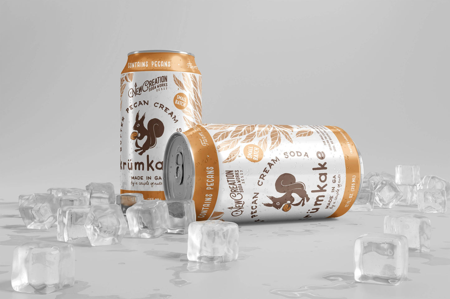 Krumkake Butter Pecan Cream Soda (Case of 16)