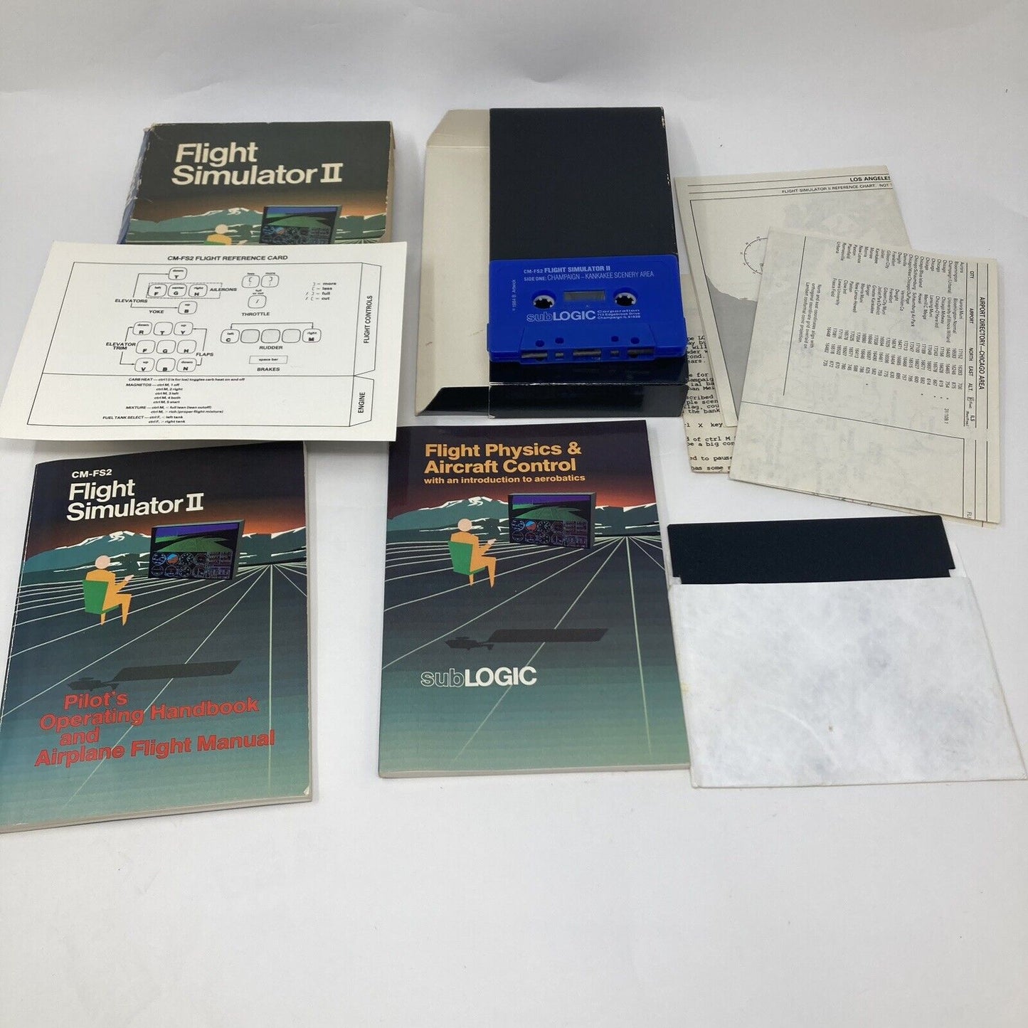 Flight Sim II For Apple II - Evercade