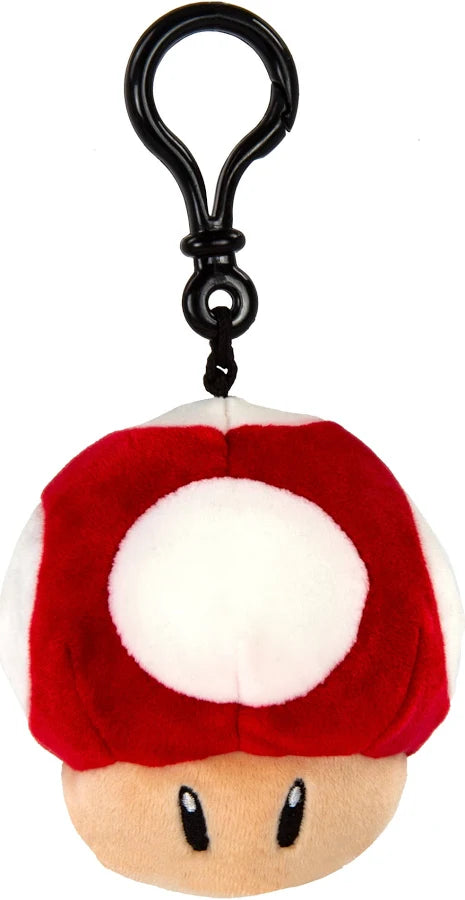 Super Mario Clip On Plush Mushroom