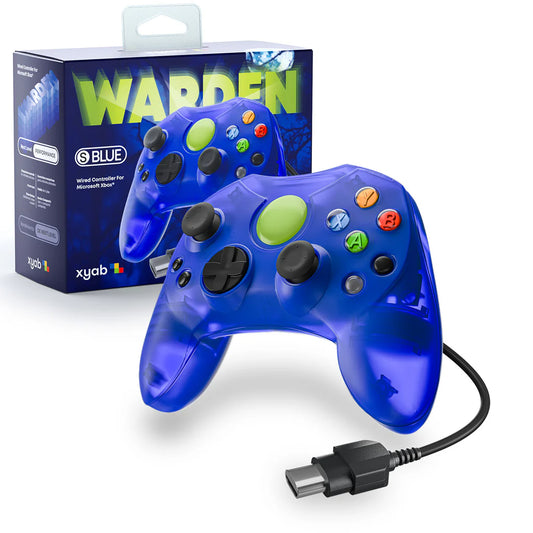 XYAB Clear Blue WARDEN Wired Controller - Xbox