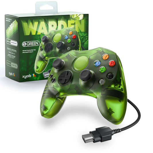 XYAB WARDEN Wired Controller Clear Green - Xbox